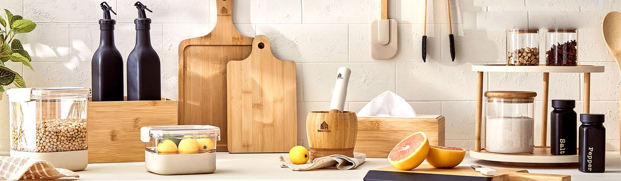 Bamboo kitchen essentials